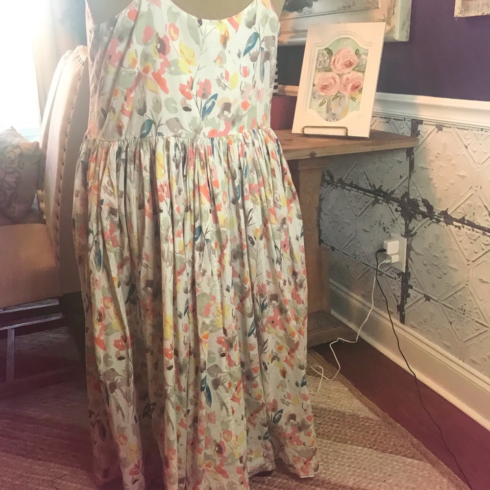 VTG-Sweet Magnolias sundress size 2X - Picture 2 of 8
